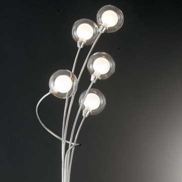 Lampadaire chromé H150 cm