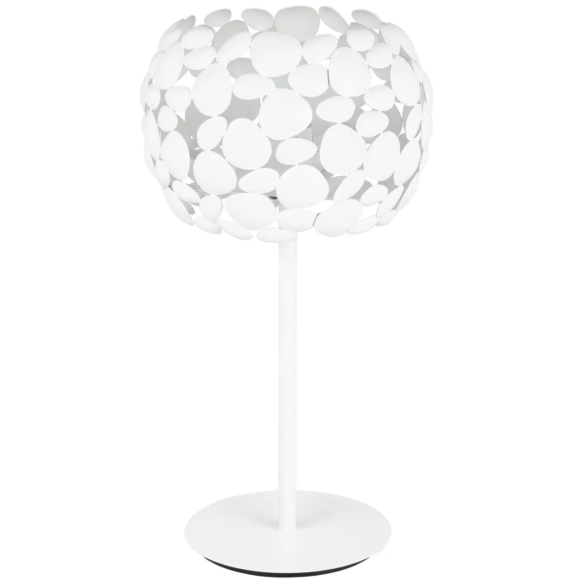 Lampada da tavolo 60W 2XE27 diametro 30cm cromo GRAPE....