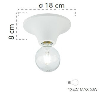 Innendeckenleuchte 60W E27...