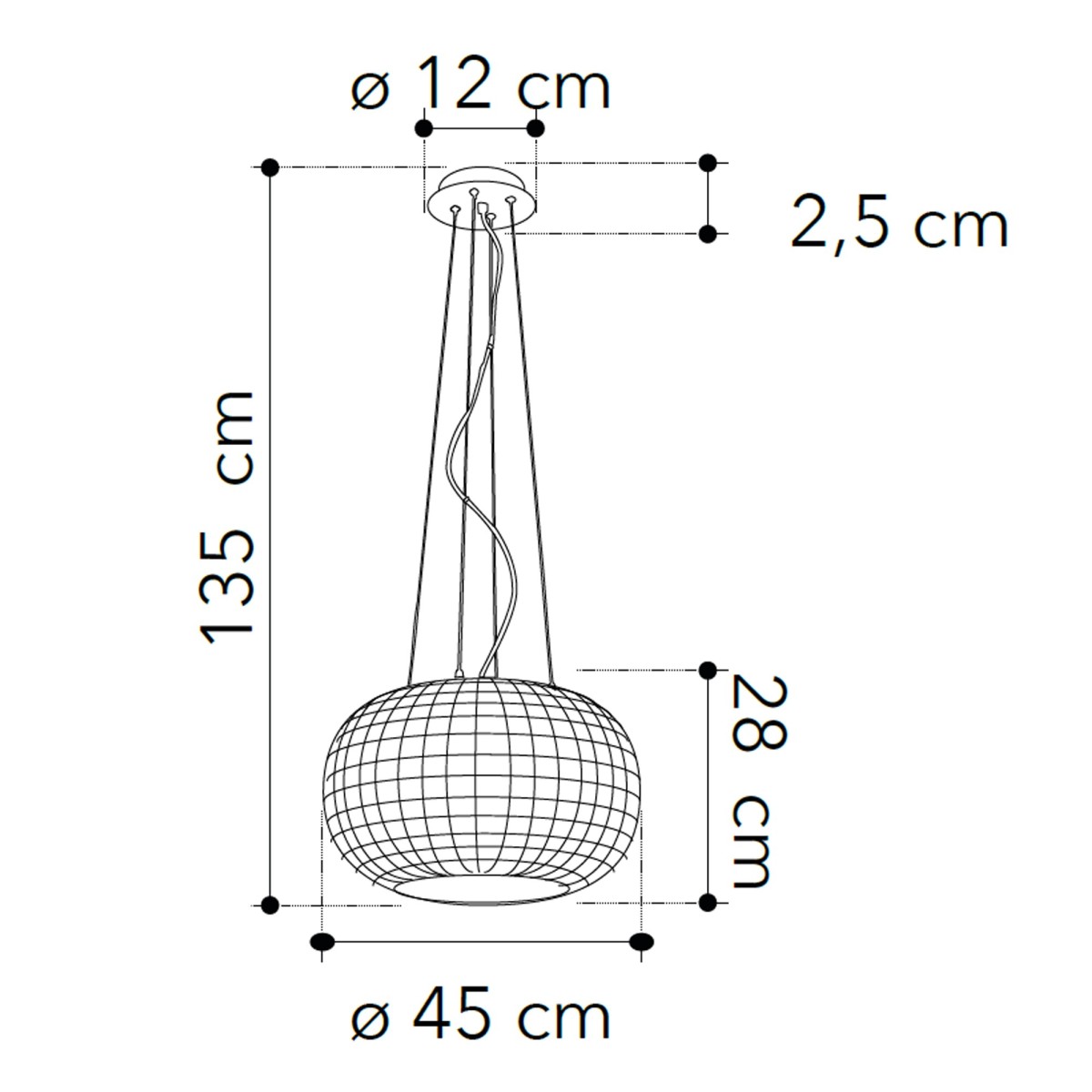 Lustre circulaire classique en cristaux K9 | Mondialshop