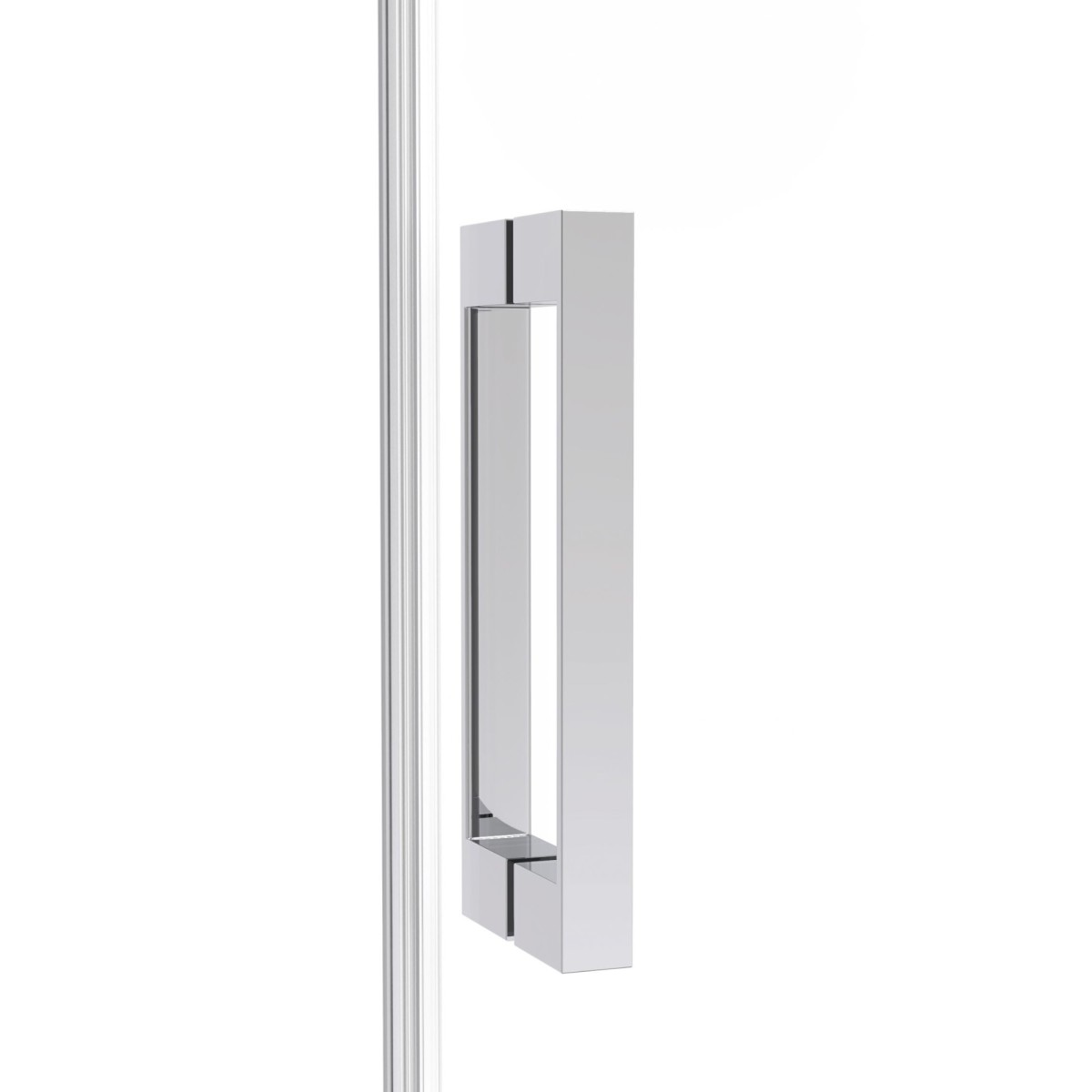 Porte de douche coulissante H195cm verre transparent 6mm...