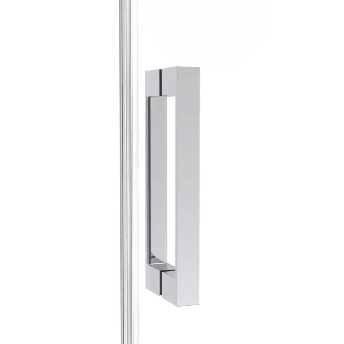 Porte de douche coulissante H195cm verre transparent 6mm...
