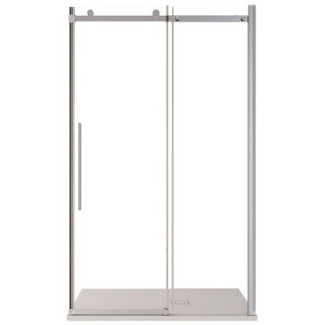 Porte de douche coulissante transparente anticalcaire EUCLIDE H195