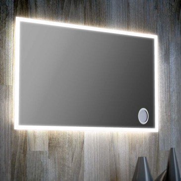 Specchio LED Retroilluminato Ingrandimento 2x | Mondialshop