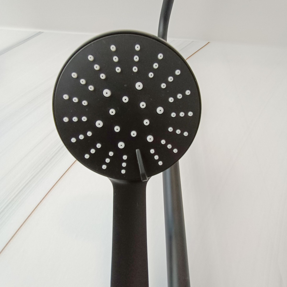 Colonne de douche noire avec mitigeur 25 ou 30 pommeau de...