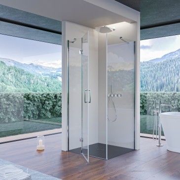 Cabine de douche Regina à 2 portes, H195 cm | Mondialshop