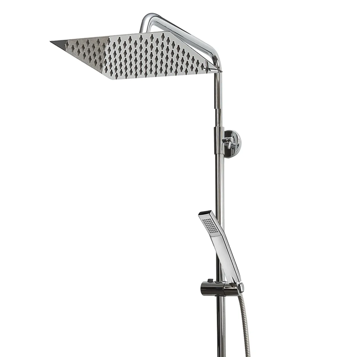 Colonne de douche avec douchette et pomme de douche...