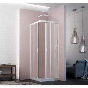 Cabine de douche d'angle...
