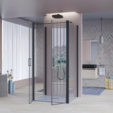 Porte de douche de type...