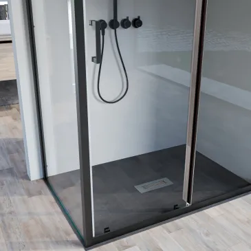Cabine de douche deux côtés...