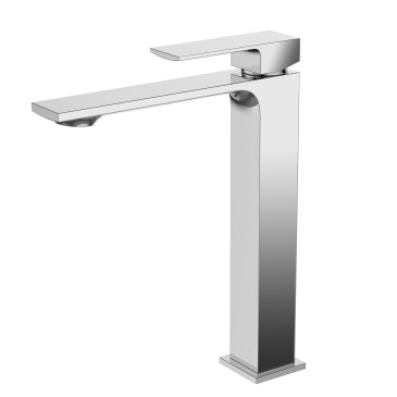 Rubinetto canna alta quadrato per lavabo design TBOL