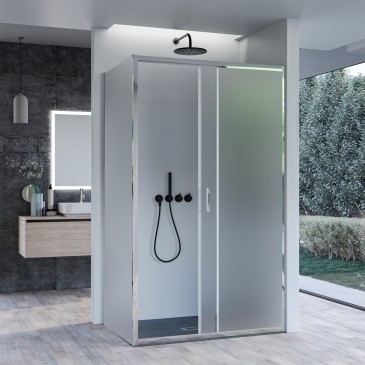 Cabine de douche double...