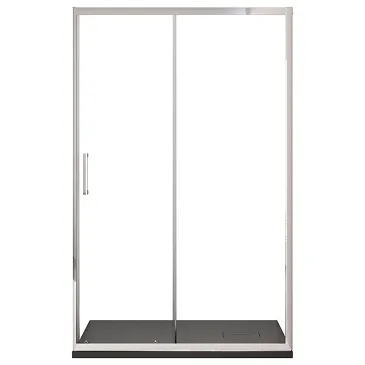 Porte de douche coulissante transparente anti-calcaire AGATA H195