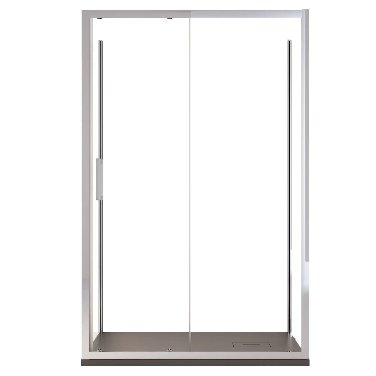 Cabine de douche 3 faces avec porte coulissante H195...