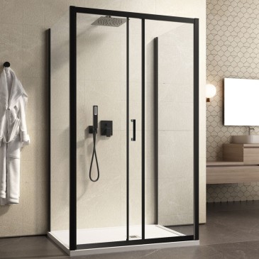 Cabine de douche à trois...
