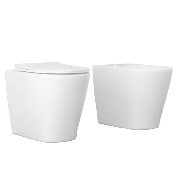 Sanitari Filo Muro River Rimless Scarico Ciclonico | Ceramica