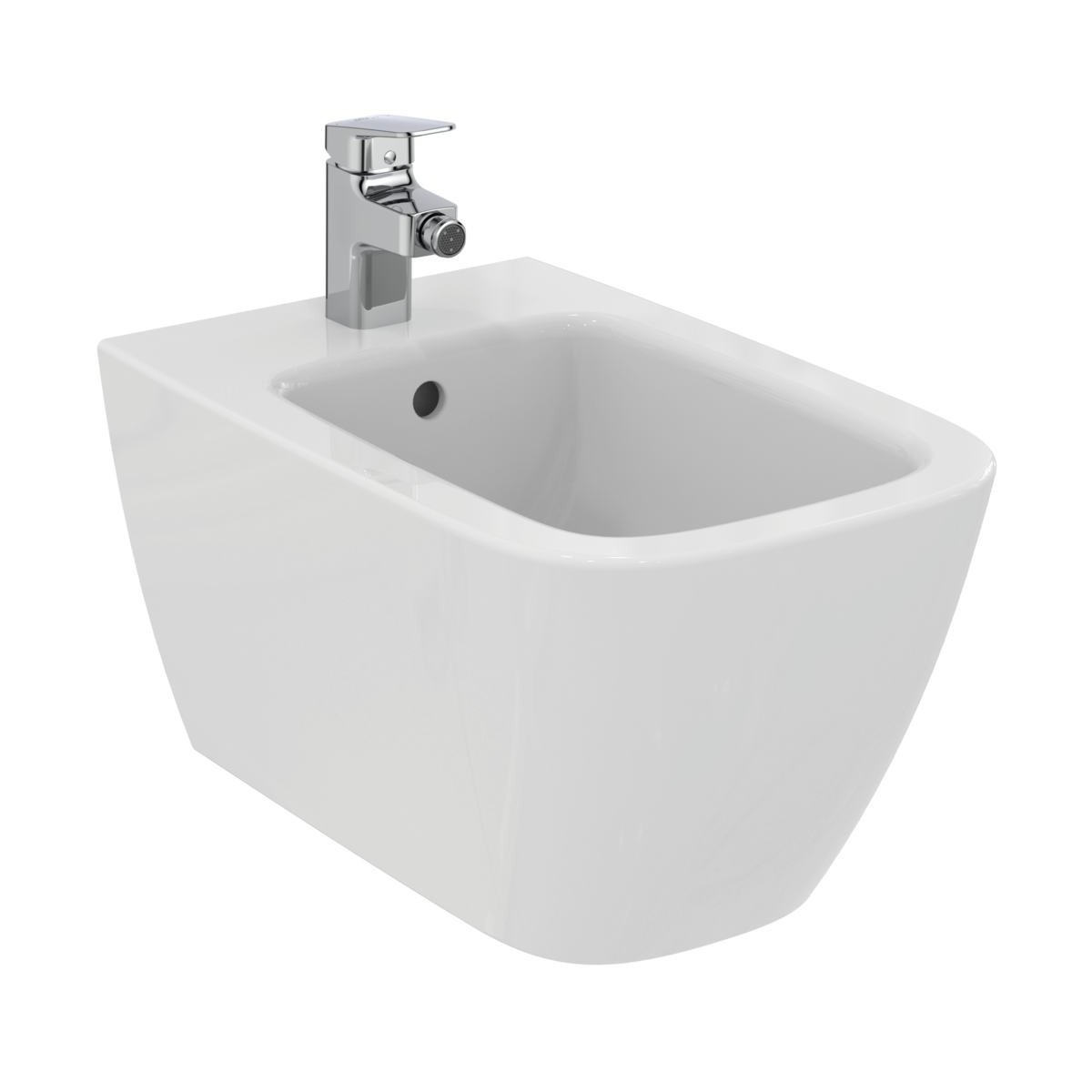 Bidet sospeso in ceramica bianca Life B sospeso T461501