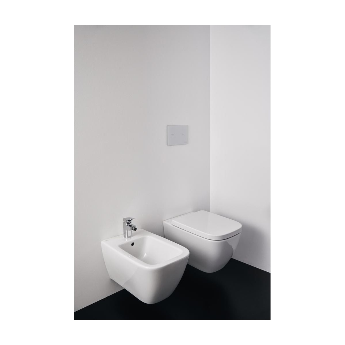 Bidet sospeso in ceramica bianca Life B sospeso T461501