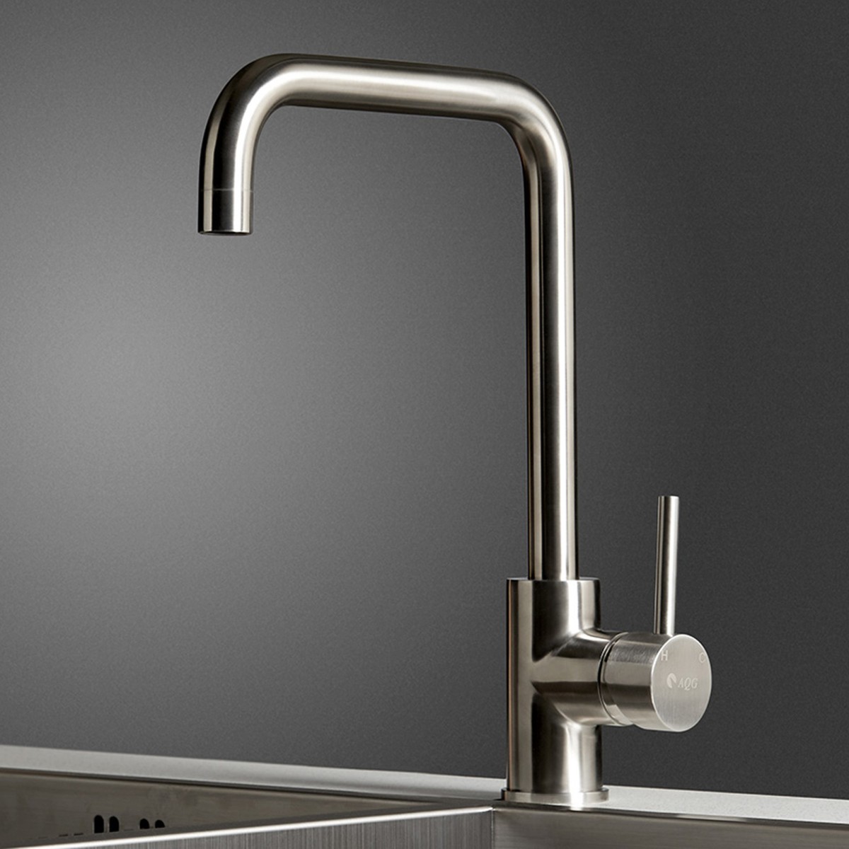 Rubinetto Cucina per lavello INOX Lite canna orientabile