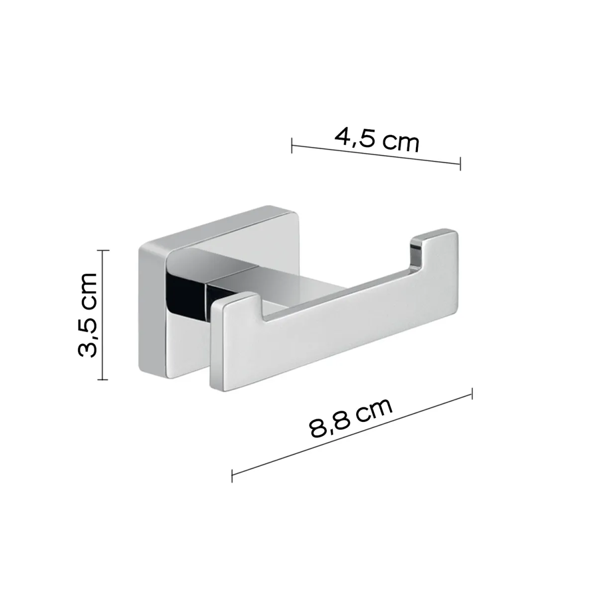 Appendiabiti Aneta Cromato | Arreda con Stile