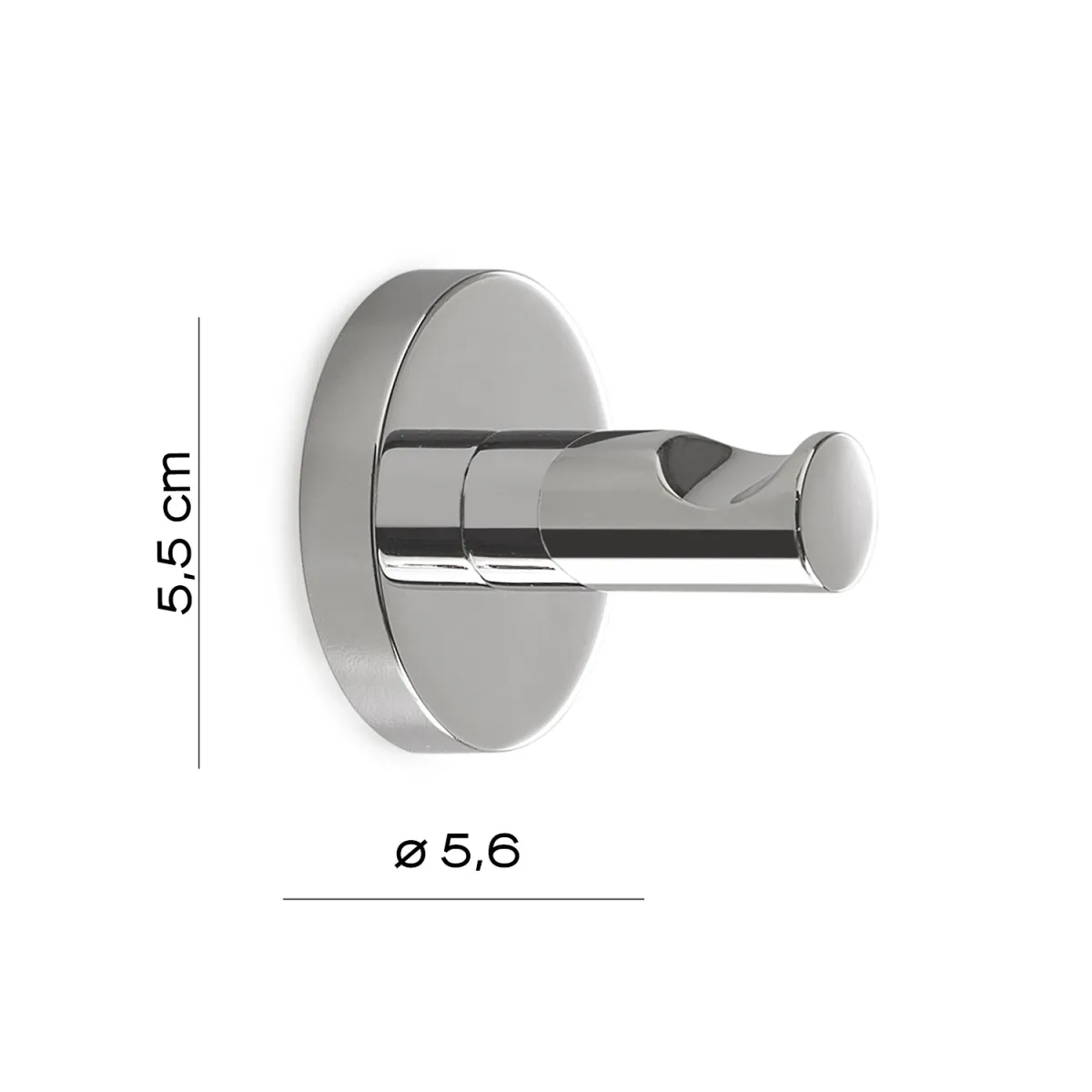Appendiabiti Azzurra Cromato | Stile Contemporaneo