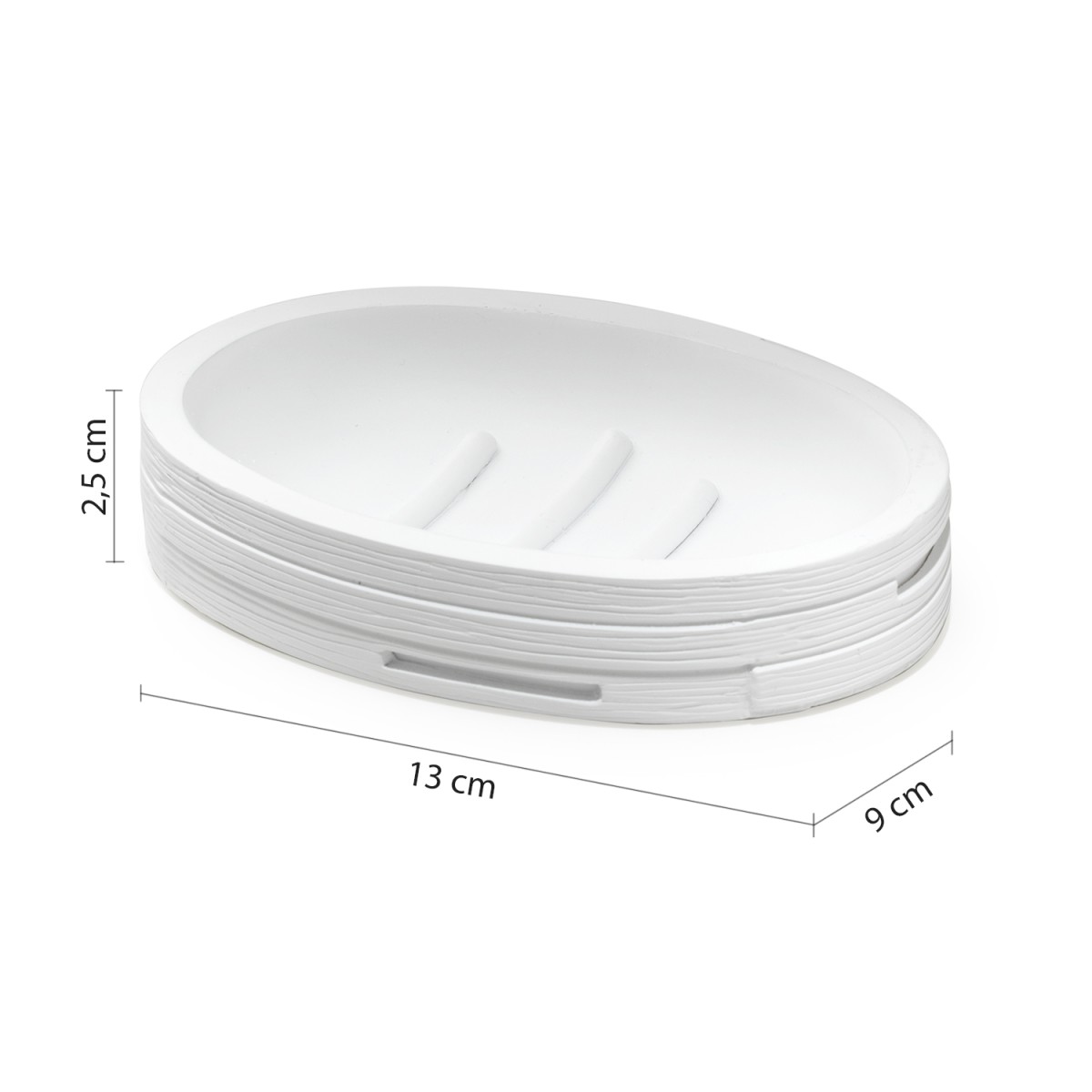 Portasapone Alin Bianco | Design Moderno