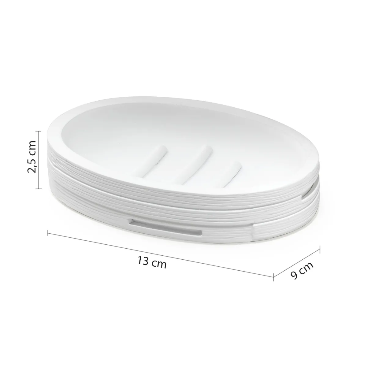 Portasapone Alin Bianco | Design Moderno