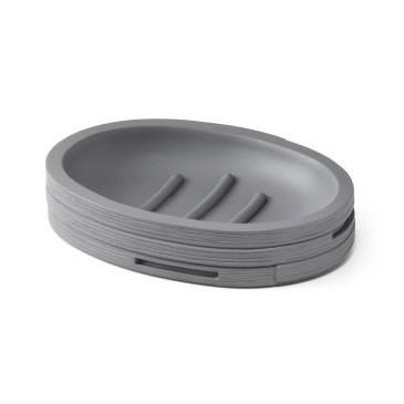 Portasapone Alin Grigio | Eleganza Minimal