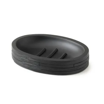 Portasapone Alin Nero | Design Raffinato