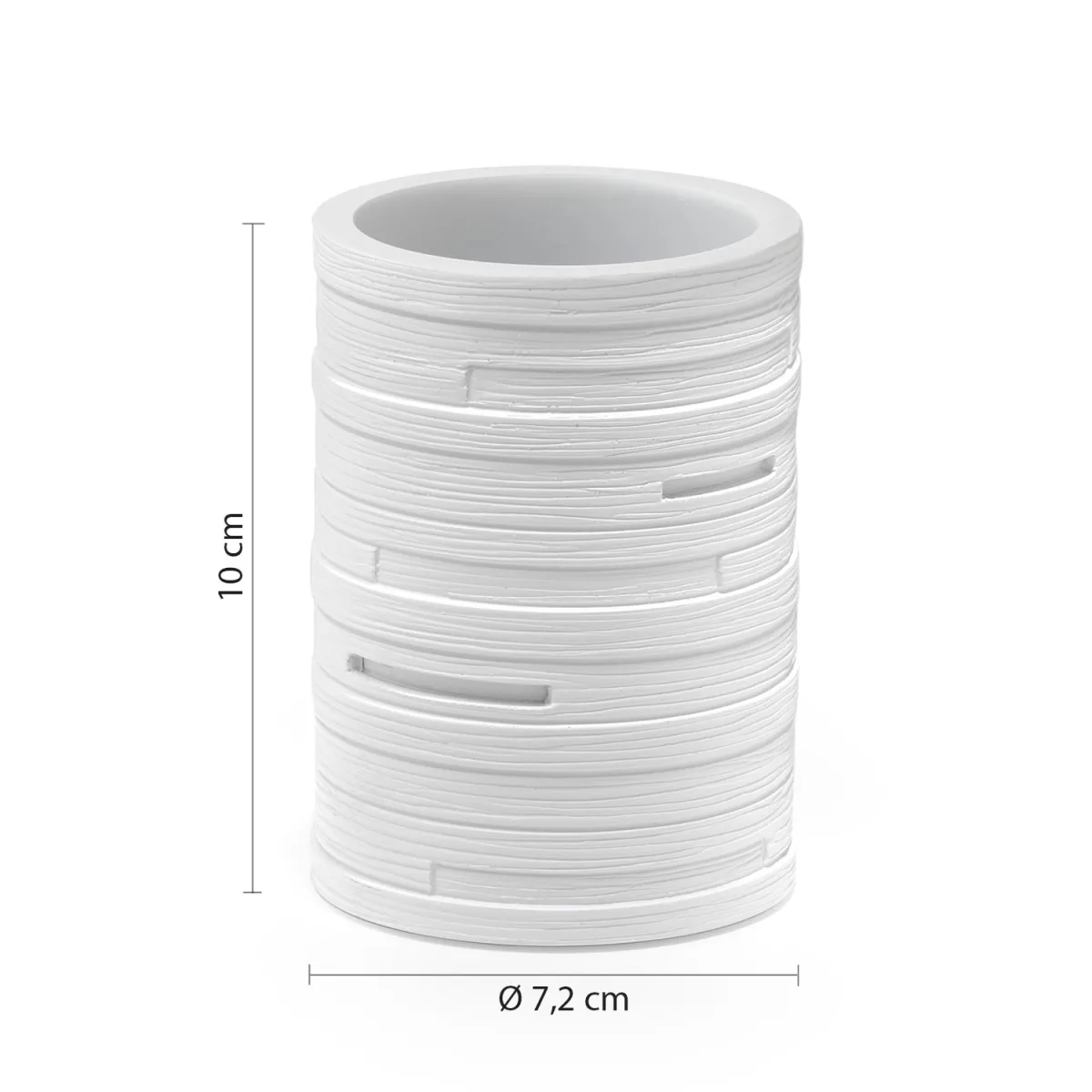 Portaspazzolini Alin Bianco | Design Moderno