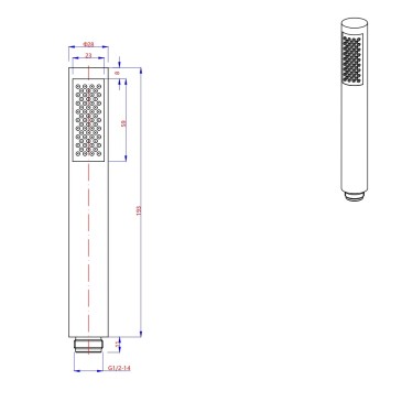 Doccetta Acciaio Inox...