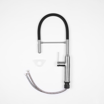 Rubinetto Cucina Acciaio Inox Doccetta Battle