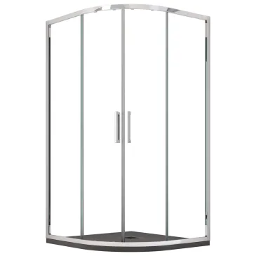 Atena Transparente halbrunde Duschkabine | Mondialshop