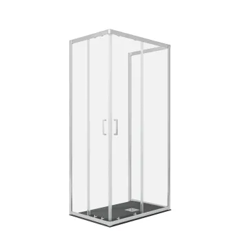 Preisgünstige 3-seitige Glasduschkabine | Schnelle Installation empfohlen