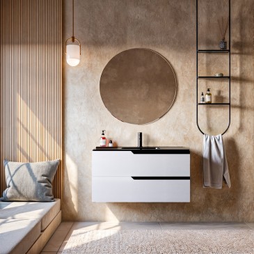 Mobile bagno Sospeso Bianco...