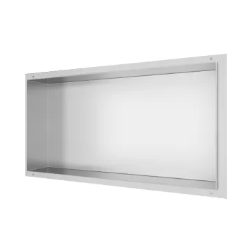 Glamour 60x30 flächenbündige Stahlwandnische