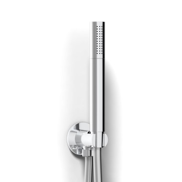 Kit de douche rond 5 pièces avec pommeau de douche de 25 cm