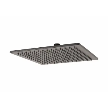Soffione doccia nero 25x25...