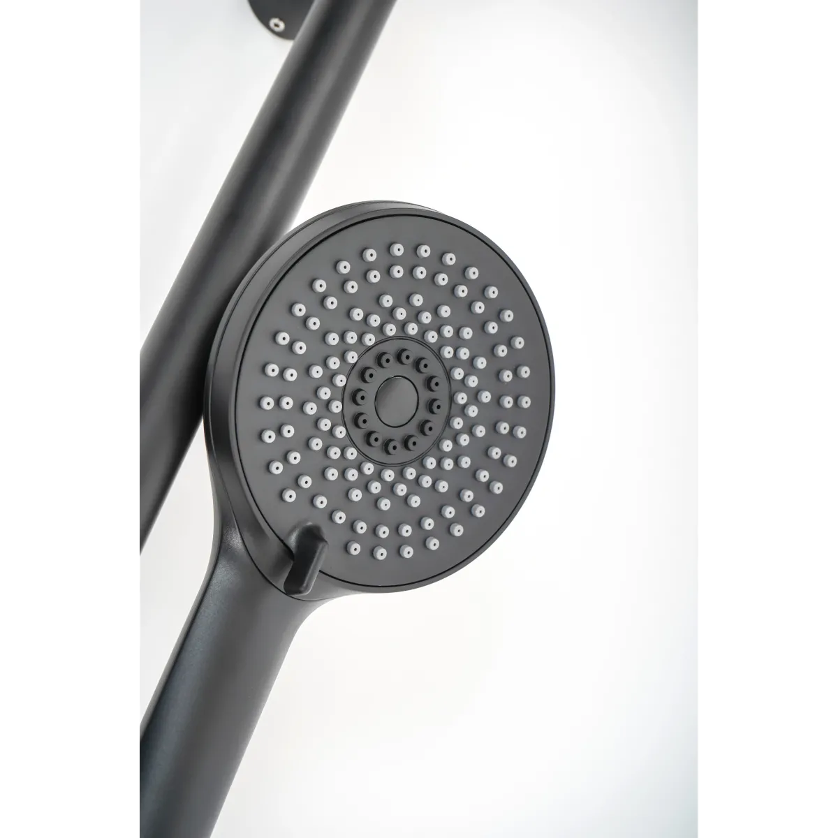 Barre de douche NOIRE avec pommeau de douche...