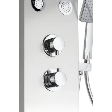 Pannello Doccia Idromassaggio in Acciaio Inox Spazzolato CITY PLUS