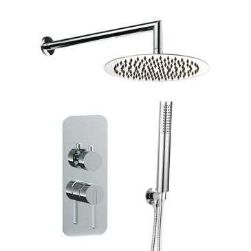 Ensemble de douche design URBAN avec inverseur et douchette chromée