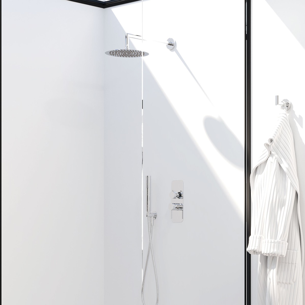 Ensemble de douche design URBAN avec inverseur et...