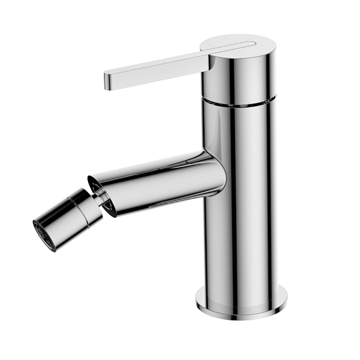 Urbaner wassersparender Bidet-Mixer aus Chrom