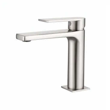 Alpha Waschtischarmatur mit satiniertem Nickel-PVD-Finish
