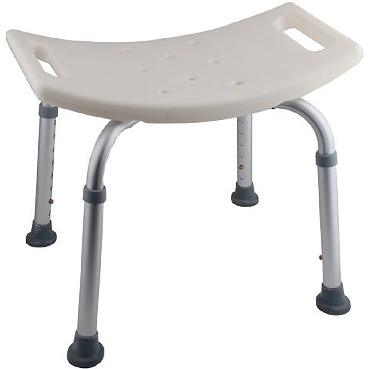 Chaise en aluminium réglable en hauteur pour douche,...