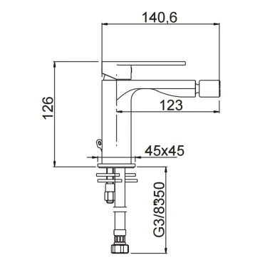 scheda tecnica set lavabi ALPHA