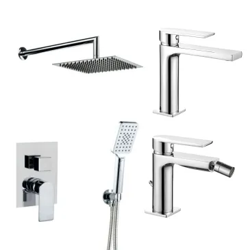 ALPHA Chrom-Badarmaturenset | Mondialshop