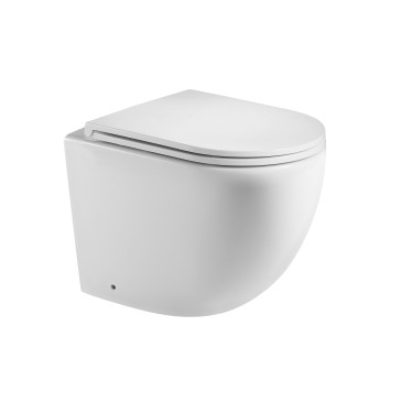 MOON Appareils sanitaires sans bride à poser au mur | Toilettes et bidet cycloniques