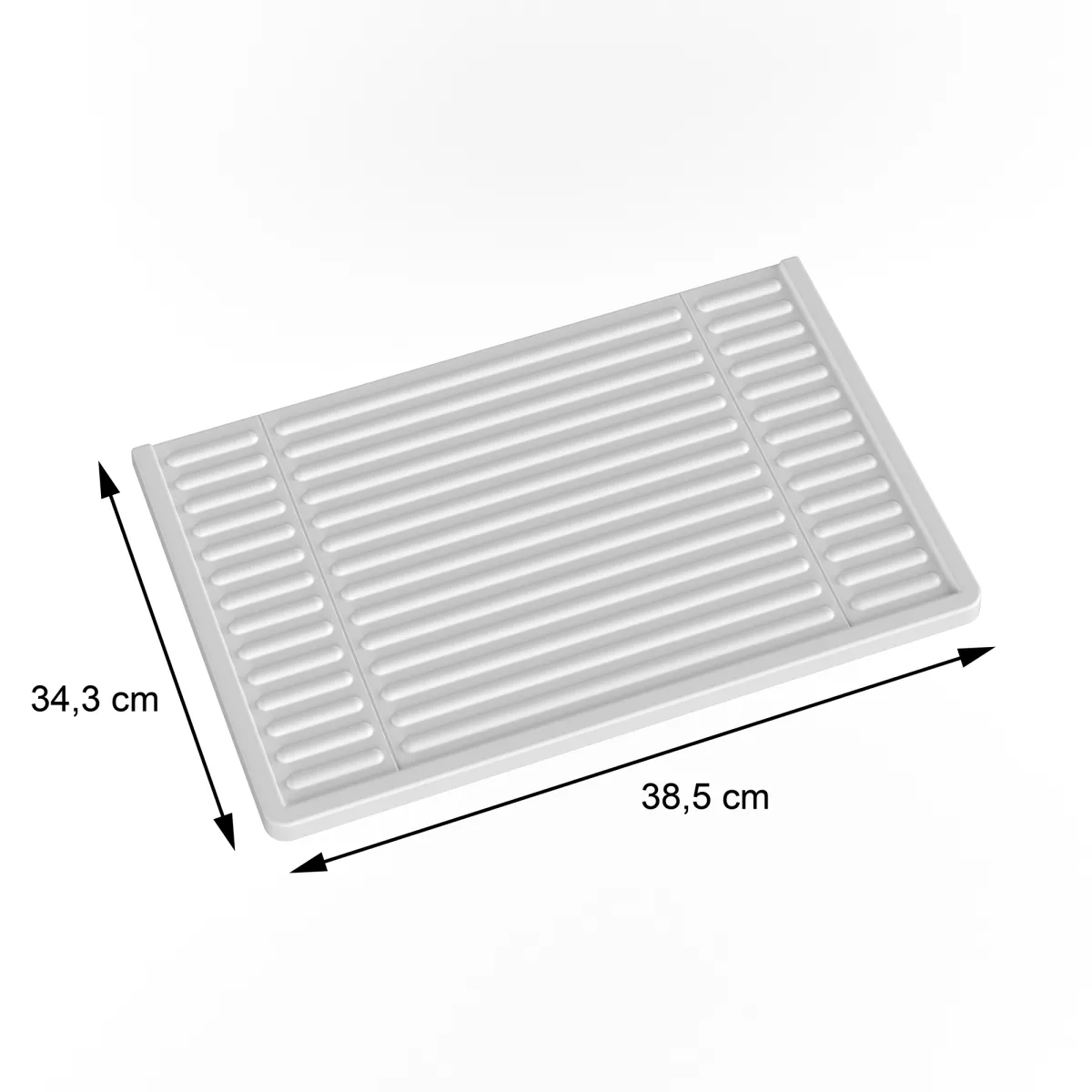 Lavatoio in resina 60x50 bianco