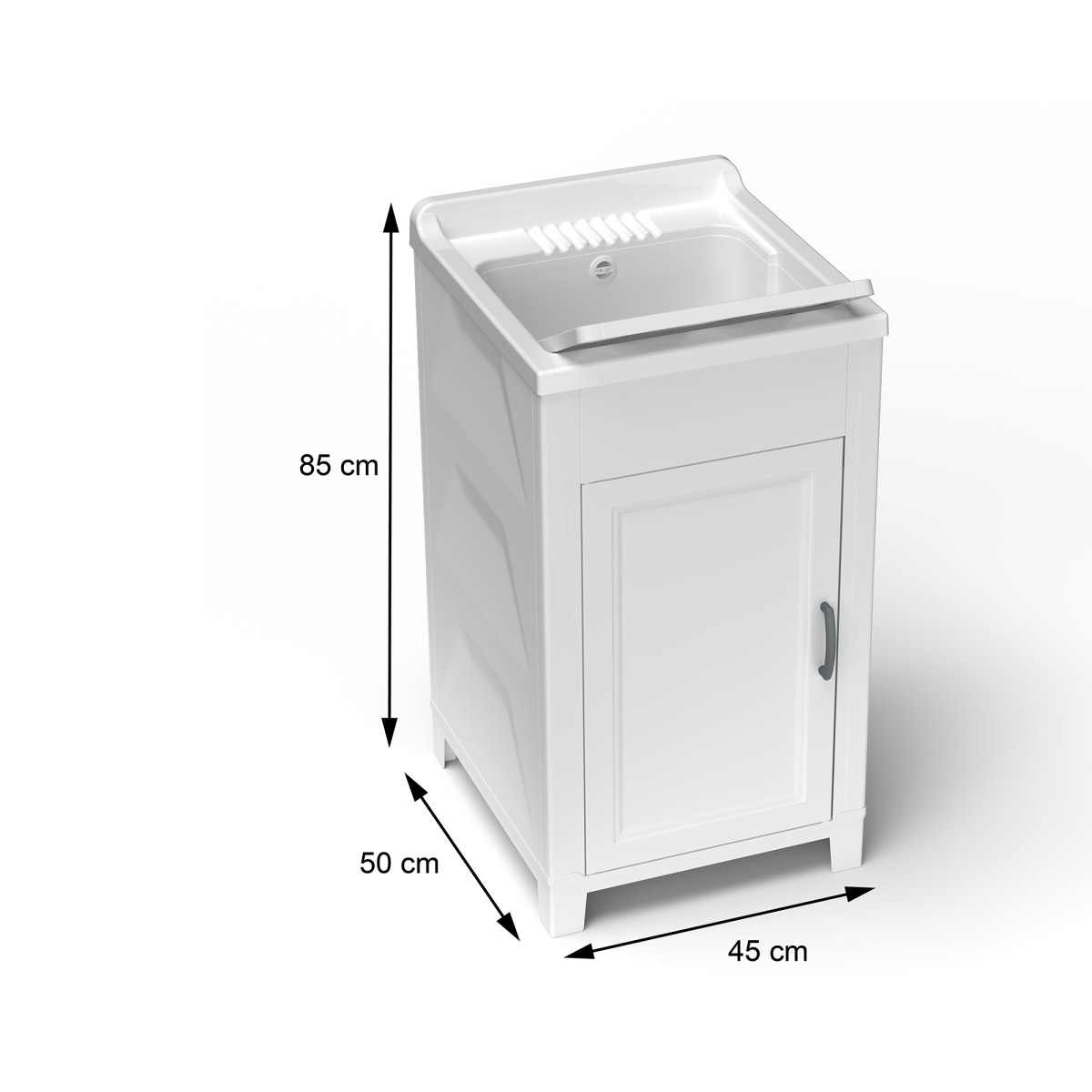 50x46 Wäscheschrank aus Kunstharz für den Innenbereich